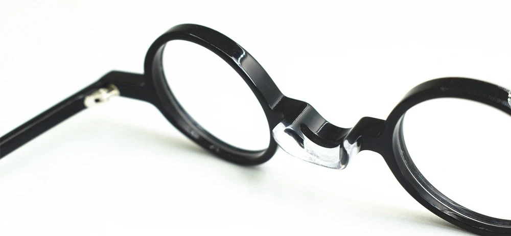 Title 11, Retro Small Round Plate 34mm Glasses Frame — Vi...