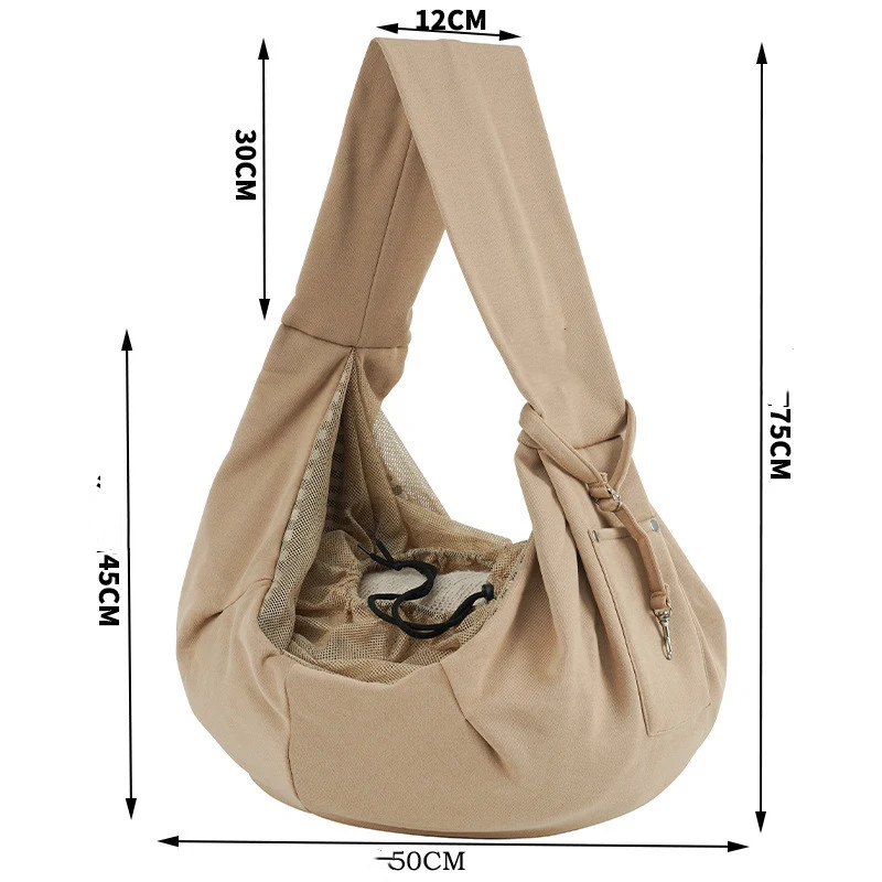 Bolsa mensageiro respirável para cães e gatos com tela, ideal para viagens, transporte seguro e confortável para seu pet, ombro ajustável. — foto 10