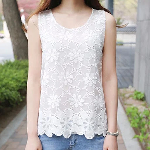 Title 7, Slim Korean Style Sleeveless Top Small Vest ver...