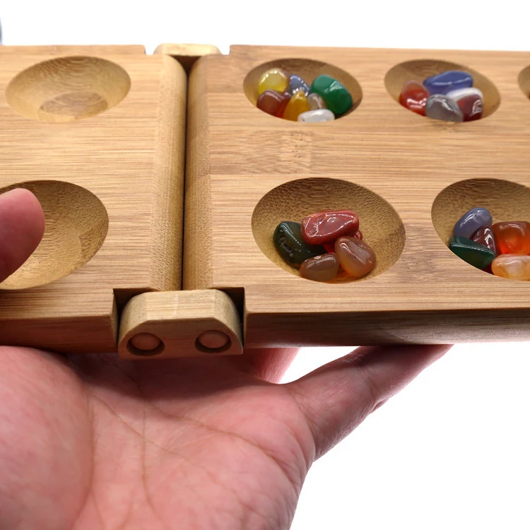 Jogo de Pensamento Xadrez Africano Mancala Espacial Estimula Estratégia e Raciocínio Lógico para Desenvolvimento Cognitivo e Diversão. — foto 4