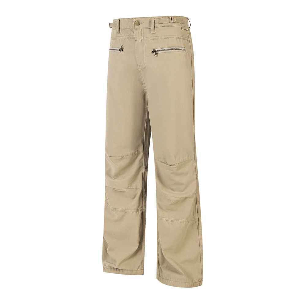 Men's Casual Zipper Pocket Straight Cargo Pants for everyday wear and outdoor activities, offering comfort, functionalit — photo 14