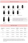 Adesivos de unhas Armadura para as mãos Warm Genie Series, apliques para unhas, ornamentos, patch de unha moderno e fácil de usar, beleza instantânea. — foto 20