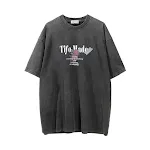 Men's Summer Rose Letter Print Short-sleeve T-shirt, breathable and lightweight, offering comfort and style for warm wea — photo 4