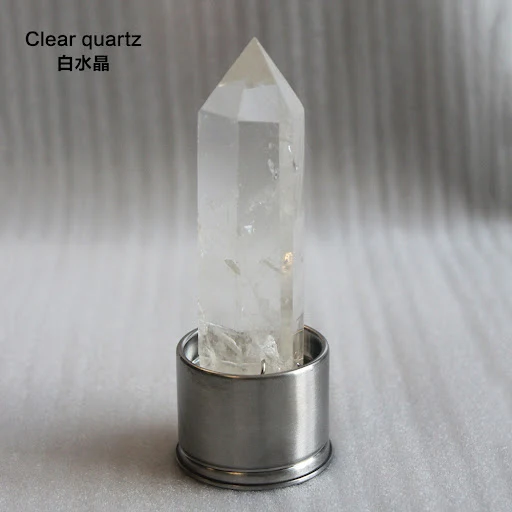 Title 3, Coluna de Cristal Natural de Quartzo para Cura ...