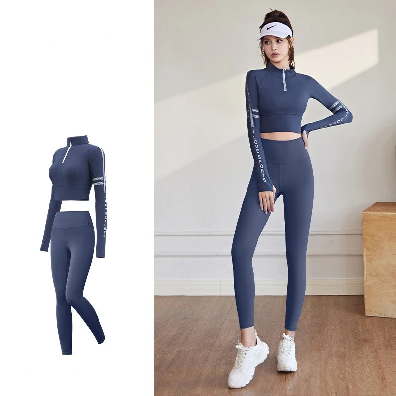 Conjunto de Yoga Feminino de Secagem Rápida e Respirável. Conforto e frescor para seus treinos. Desfrute da liberdade e leveza em cada postura. — foto 2