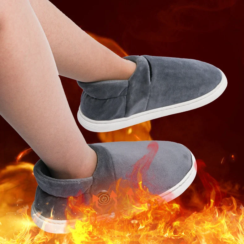 Sapatos Aquecedores de Pés Elétricos com Carregamento Aquecimento para Conforto Térmico Ideal em Dias Frios — foto 2