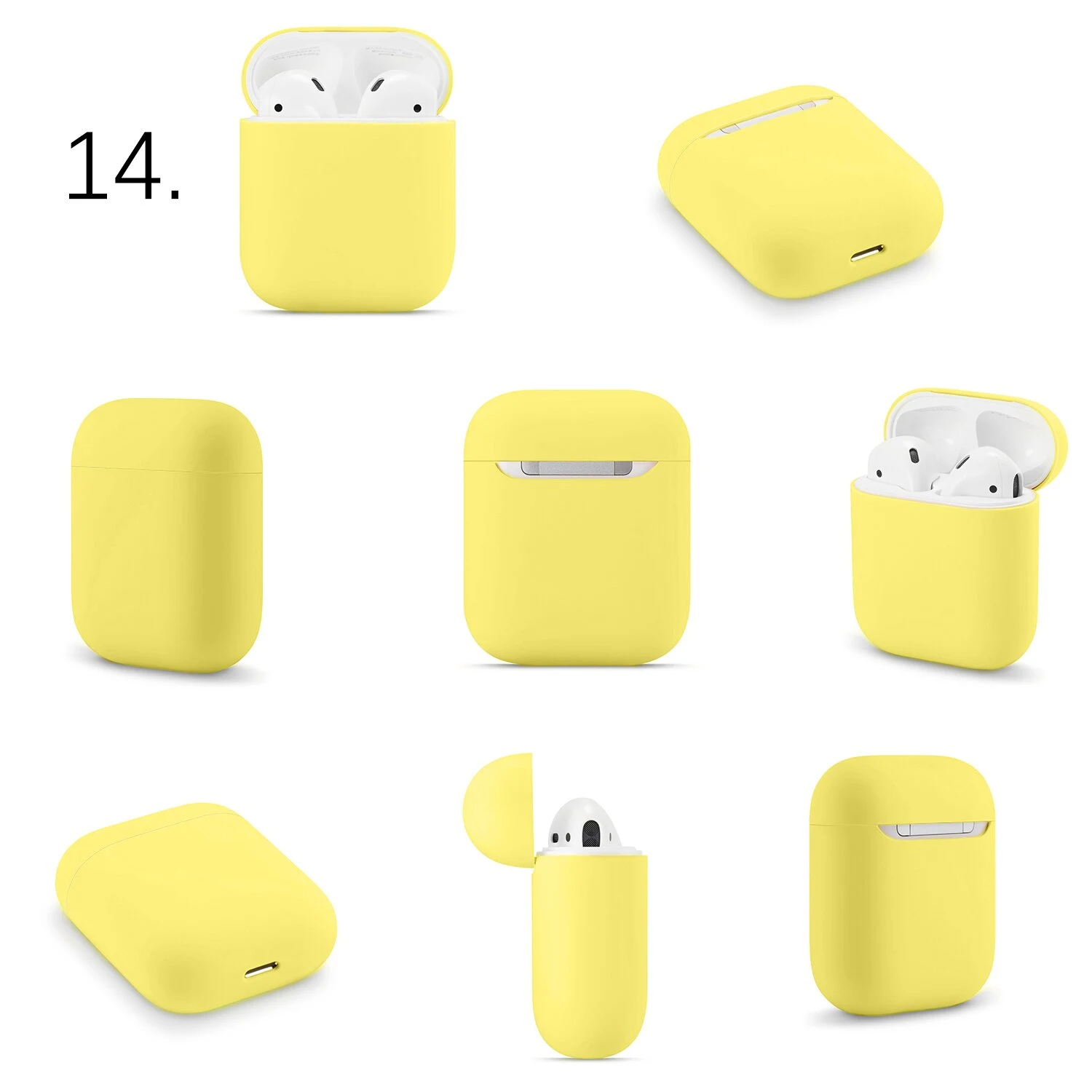 Title 14, Silicone earphone storage box Protect your earp...