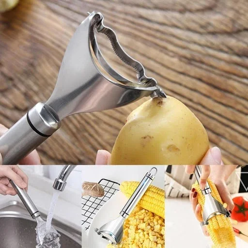 Title 3, Stainless Steel Corn Planer for Household Kitch...