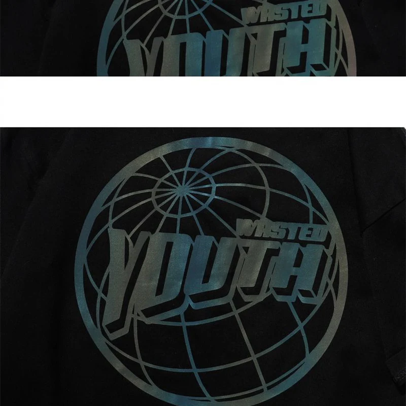 Title 7, Camiseta Manga Curta Masculina Estampa Refletiv...
