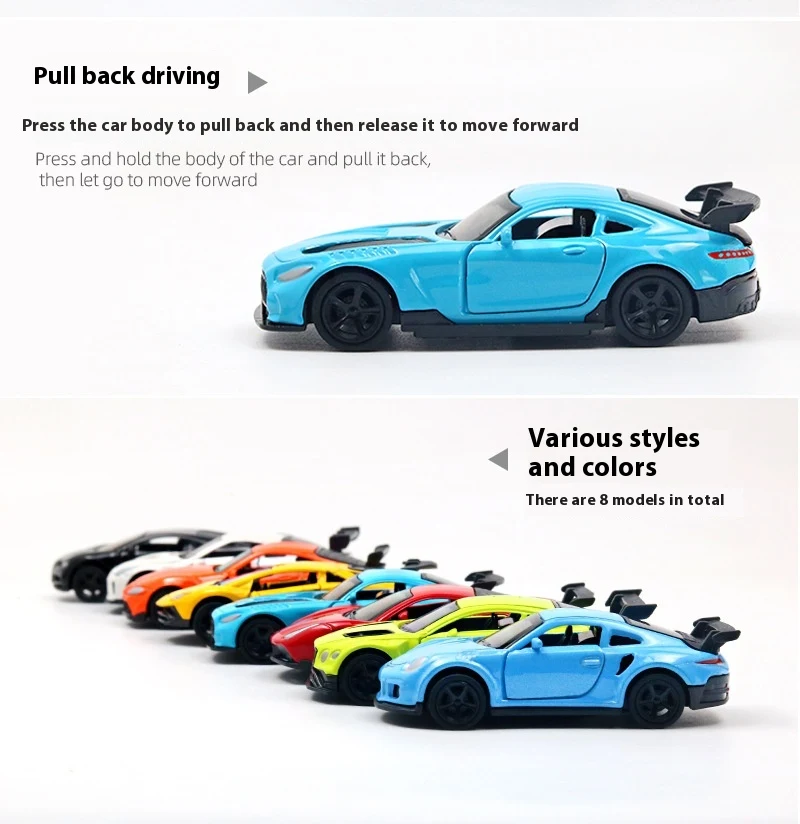 Title 7, Mini Alloy Sports Car Model Toy. Experience the...