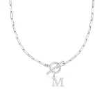 Colar com pingente de 26 letras para mulheres. Personalize com sua inicial. Presente perfeito e elegante. Joia da moda. — foto 28