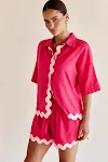 Cardigã feminino com costura ondulada, conjunto de moda simples e elegante, ideal para um look casual ou sofisticado. — foto 8
