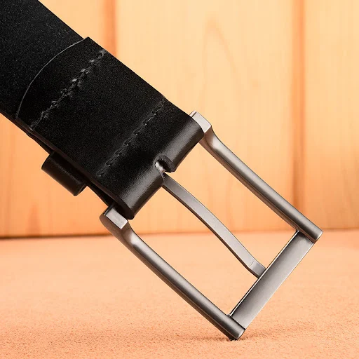 Title 7, Mens Leather Casual Pin Buckle Belt, a timeles...
