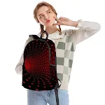 Mochila Digital Tie-dye com Elementos de Personalidade e Cor Periférica — Leve tudo com estilo e expresse sua individualidade. — foto 8