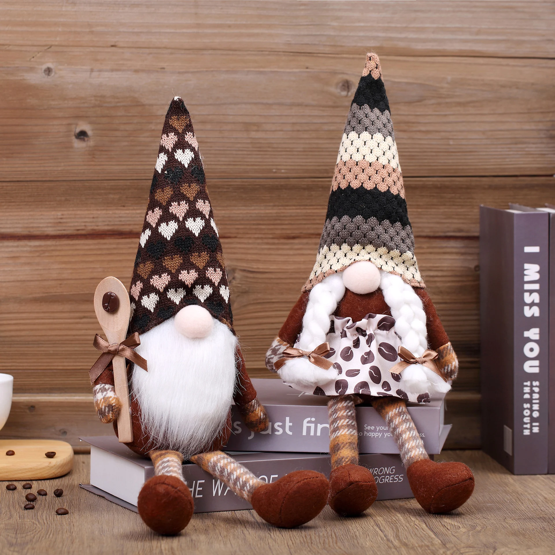 Title 7, Faceless Doll Hanging Hands Grinding Coffee Chr...