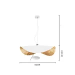 Outer white 60cm single head