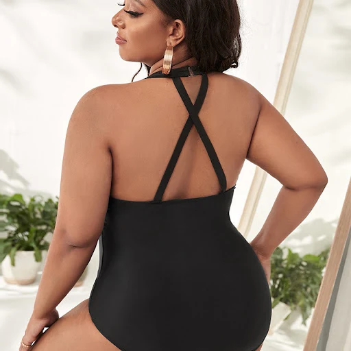 Title 3, Plus size bikini-badpak met luipaardprint voor ...