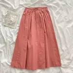 Women's versatile summer skirt, new Korean design, solid color fashion A-line skirt, perfect for a stylish and comfortab — photo 9