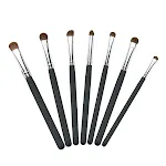 Black handle silver tube