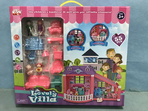 Title 3, Assembled Villa House Dream Mansion Toy Castle ...