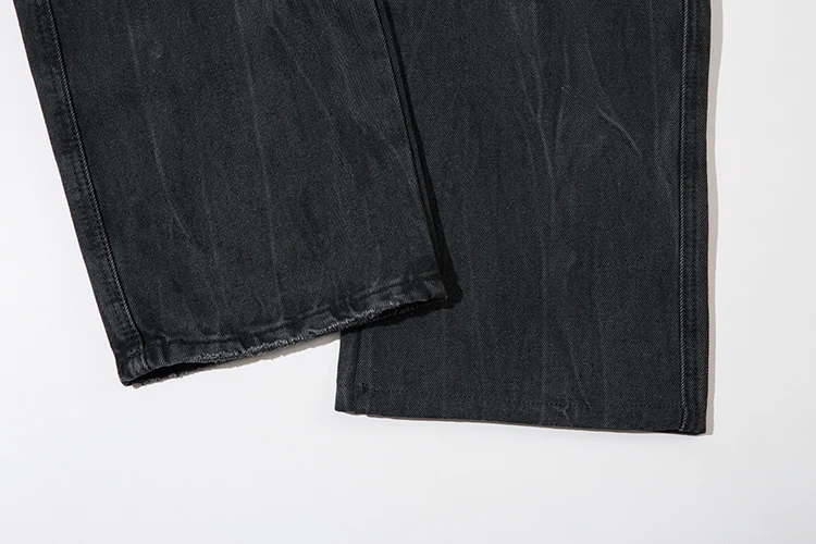 Title 9, Washed and Worn Loose Jeans for Men Casual comf...
