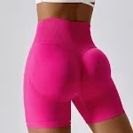 Shorts de yoga sin costuras para mujer en Europa y América. Diseñados para mayor comodidad, libertad de movimiento y un ajuste perfecto durante tus entrenamientos. — foto 7
