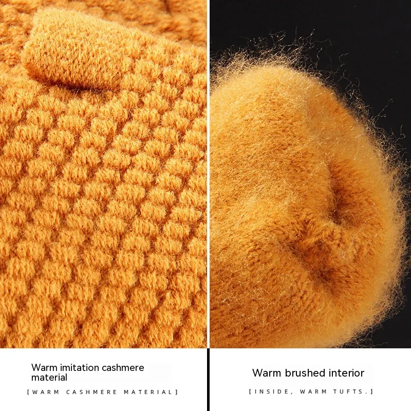 Luvas de equitação de inverno com fleece espesso para aquecimento e aderência. Conforto e proteção contra o frio para suas cavalgadas. — foto 7