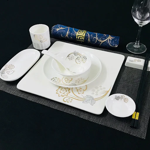 Title 21, Chinese Restaurant Hotel Ceramic Tableware Set,...