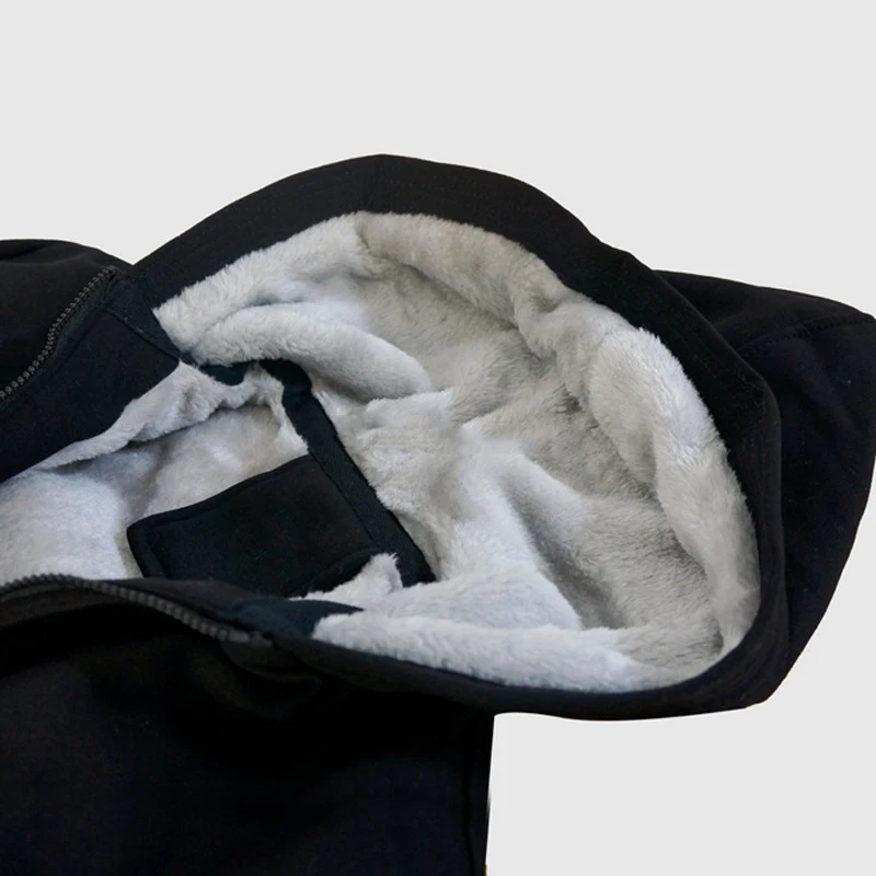 Title 4, Autumn and Winter Hooded Side Seam Pocket Plush...