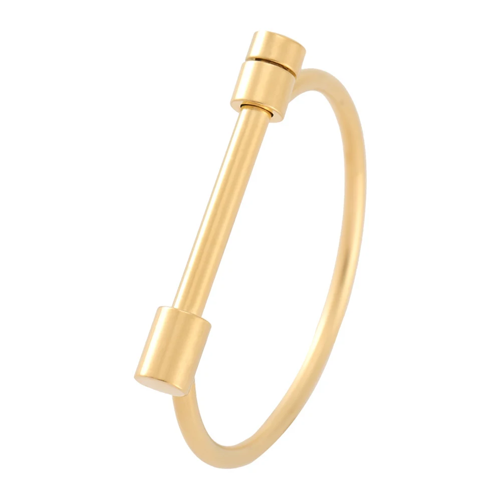 Pulseira de Ferradura Feminina em Aço Inoxidável Joia Moderna e Durável Design Sofisticado Ideal para Mulheres Elegantes Uso Diário e Festas — foto 5
