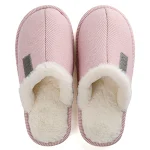 Autumn and winter plus velvet warm cotton slippers, offering cozy comfort and warmth for your feet during cold weather a — photo 1