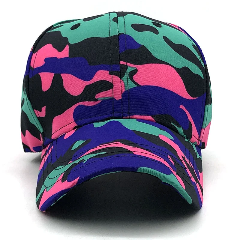 Boné de beisebol camuflado feminino, estilo street trend hip hop. Conforto e estilo para um visual urbano e moderno. Perfeito para o dia a dia. — foto 5