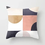 Capa de almofada geométrica abstrata minimalista para sofá, ornamento doméstico. Decore sua casa com elegância e simplicidade. — foto 8