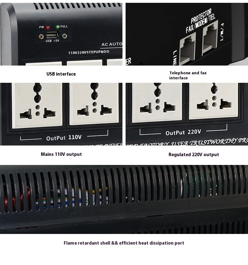 Title 8, Home Panel Voltage Regulator Plug and Play 220V...