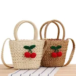 Bolsa de praia fofa para férias à beira-mar feminina. Charmosa, espaçosa e ideal para levar tudo que você precisa para um dia relaxante na praia. — foto 3