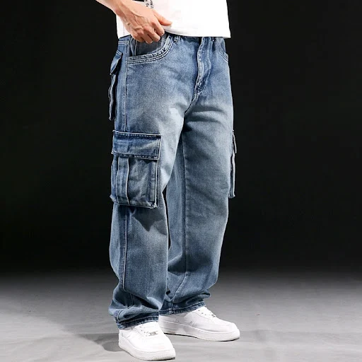 Title 2, Amerikaanse werkjeans voor heren, multi-zakken,...