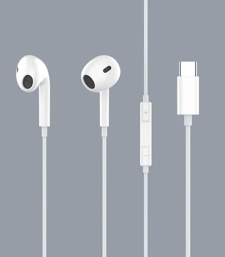 Title 1, Auricolari cablati Type-C semi-in-ear con contr...