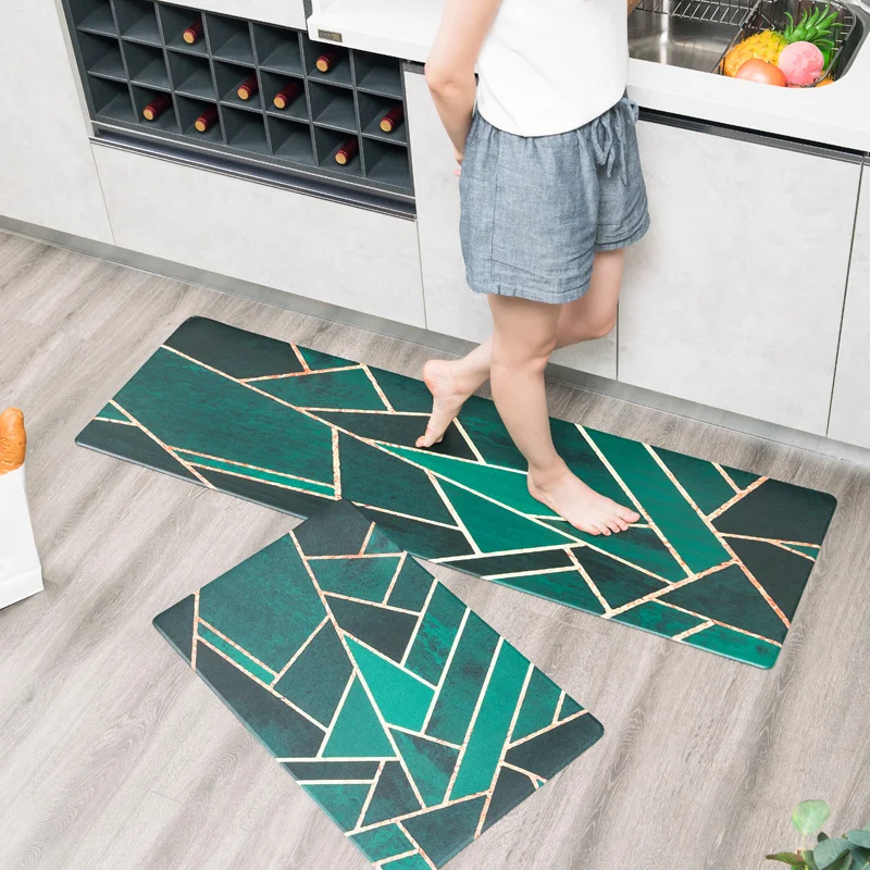 PVC Kitchen Special Floor Mats Absorb Water Oil and Non-slip. Keep your kitchen floor clean, safe, and protected. — photo 5