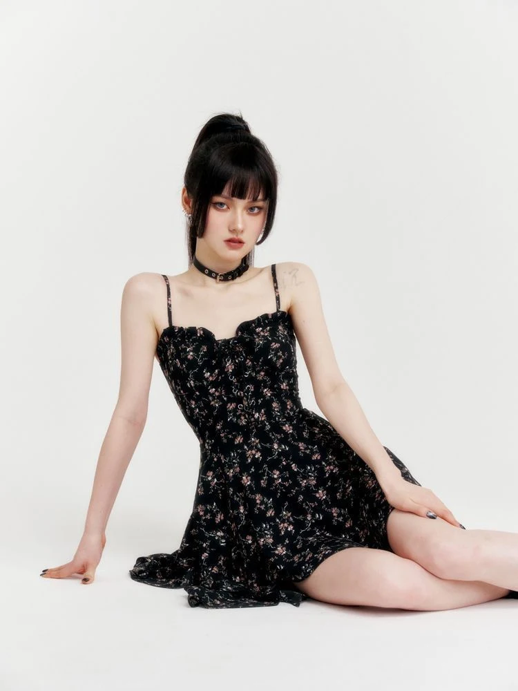 Spicy Girl Floral Slimming Camisole Dress — photo 7