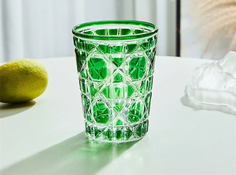 Title 9, Creative Light Luxury Color Checkered Whisky Cu...