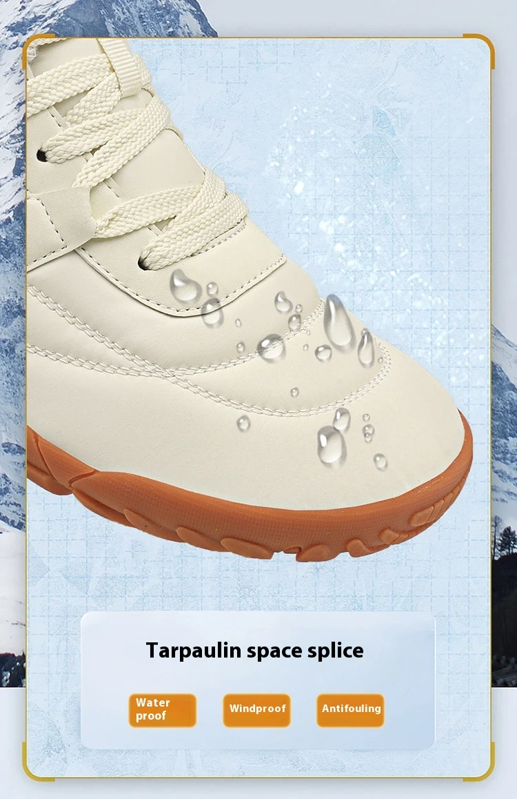 Title 4, Mens Winter Warm and Plush Snow Boots provide ...