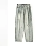 Women's Thin Ice Silk Fashion Brand Loose Wide-leg Pants. Breathable, comfortable, and stylish. Perfect for everyday cas — photo 2
