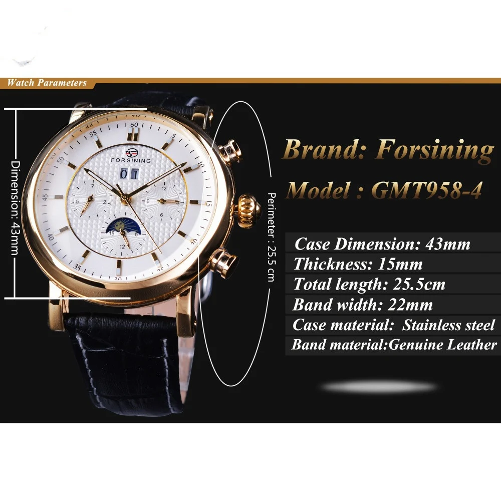 Relógio mecânico automático Tourbillon masculino. Desfrute da precisão e sofisticação. Um símbolo de elegância atemporal para o homem moderno. — foto 4
