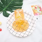 Argila colorida, purê de frutas, fatias de fruta, lama de cristal, caixa macia, brinquedo de redução de pressão e relaxamento. — foto 13