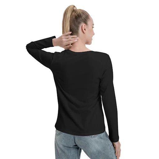 Title 6, Womens Long Sleeve Crew Neck T-Shirt