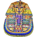 Egyptian Pharaoh Special-shaped Wooden Jigsaw Puzzle Toy, a fun and educational game that provides hours of entertainmen — photo 2