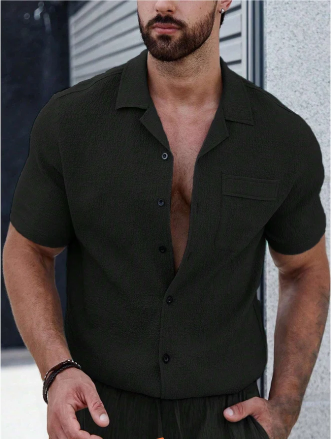 Men's Short-sleeved Shirt Casual Sports. Comfortable and breathable for sports and everyday wear. Perfect for active lif — photo 4