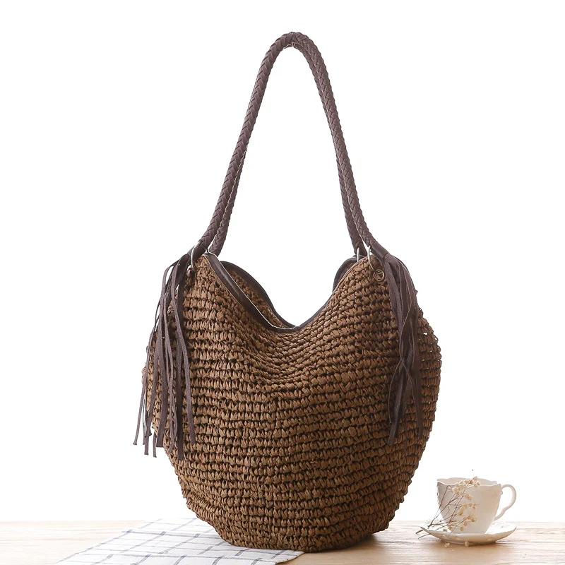 Straw bag new octopus weaving. Perfect for beach, shopping, and style. Lightweight, durable, and a unique design. — photo 4