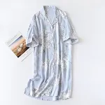 Cotton Sleeping Dress Cool Short Sleeves for Comfortable Nights. Experience a restful sleep in this lightweight, breatha — photo 6