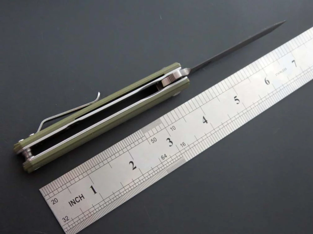 Title 5, Handle Ball Bearing Folding Knife for Smooth an...